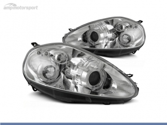 FAROS DELANTEROS OJOS DE ANGEL PARA FIAT GRANDE PUNTO