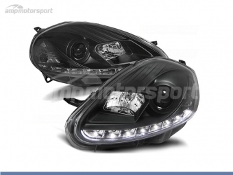 FAROIS DIANTEIROS LUZ DIURNA LED REAL DRL PARA FIAT GRANDE PUNTO