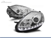 FAROS DELANTEROS LUZ DIURNA LED REAL DRL PARA FIAT GRANDE PUNTO