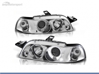 FAROS DELANTEROS OJOS DE ANGEL PARA FIAT PUNTO