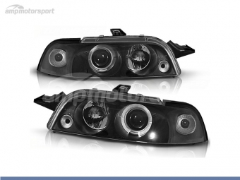 FAROS DELANTEROS OJOS DE ANGEL PARA FIAT PUNTO