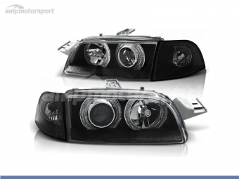 FAROS DELANTEROS OJOS DE ANGEL PARA FIAT PUNTO