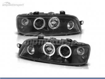 FAROS DELANTEROS OJOS DE ANGEL PARA FIAT PUNTO