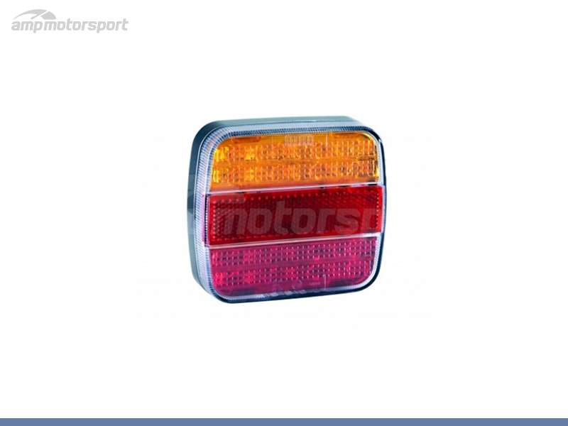 Kit de luz LED para remolque, LED cuadrado Stop Turn Tail Brake