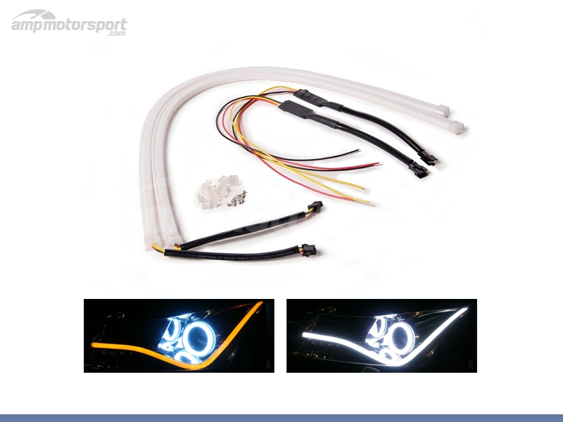 LUCES DIURNAS 8 LEDS HOMOLOGADAS - AMP Motorsport