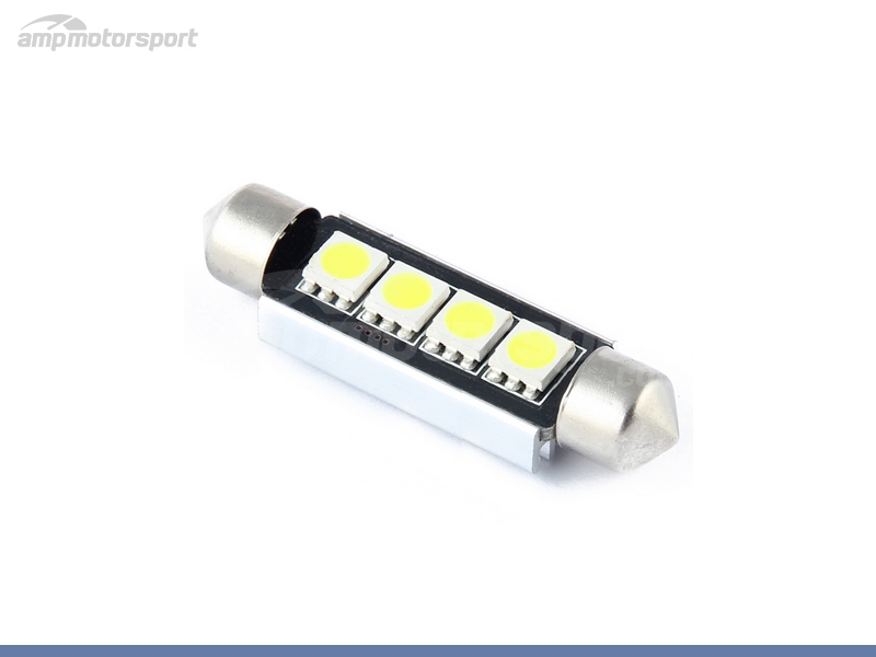 Peça - Lâmpada Led Festoon Can Bus 42Mm 4 Leds