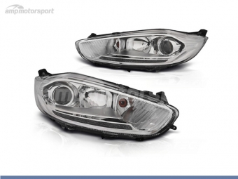 FAROIS DIANTEIROS LUZ DIURNA LED PARA FORD FIESTA MK7