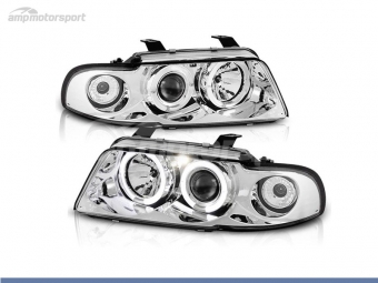 FAROS DELANTEROS OJOS DE ANGEL PARA AUDI A4 B5