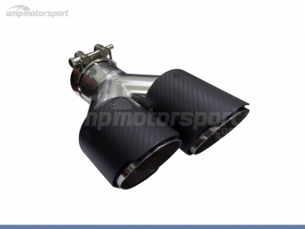 COLA DE ESCAPE DOBLE INOX DERECHA - AMP Motorsport