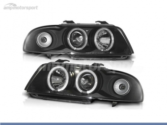 FAROS DELANTEROS OJOS DE ANGEL PARA AUDI A4 B5