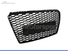 PARRILLA DELANTERA LOOK RS7 PARA AUDI A7 4G 2010-2014 NEGRO BRILLO