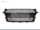 GRELHA DIANTEIRA LOOK RS PARA AUDI TT 8S 2015-2017 PRETO BRILHANTE