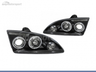 FAROS DELANTEROS OJOS DE ANGEL PARA FORD FOCUS MK2