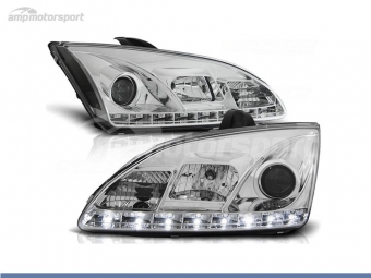 FAROS DELANTEROS LUZ DIURNA LED PARA FORD FOCUS MK2