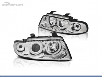 FAROS DELANTEROS OJOS DE ANGEL CCFL PARA AUDI A4 B5