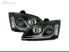 FAROS DELANTEROS OJOS DE ANGEL CCFL + LUZ DIURNA PARA FORD FOCUS MK2