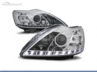 FAROS DELANTEROS LUZ DIURNA LED PARA FORD FOCUS MK2