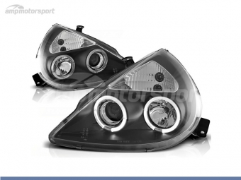 FAROS DELANTEROS OJOS DE ANGEL PARA FORD KA