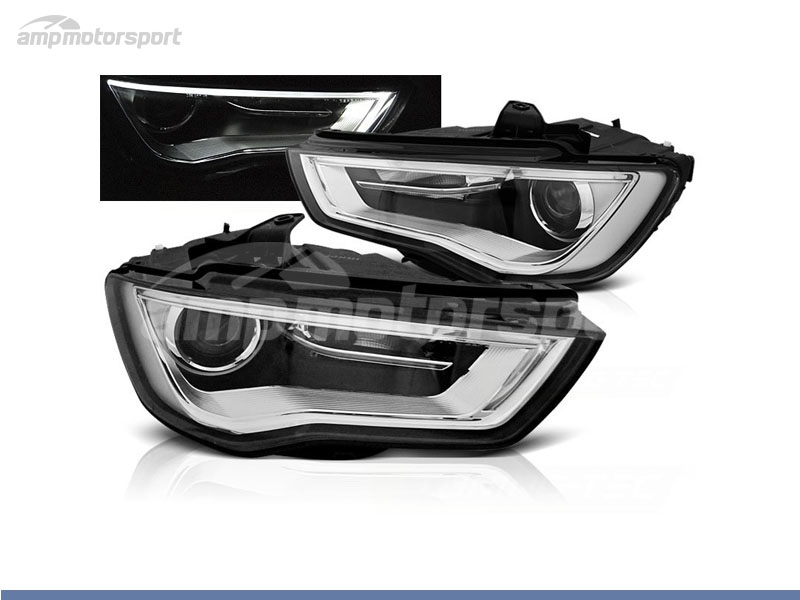 Peça - Farois Dianteiros Luz Diurna Tube Light Para Audi A3 8V 2012
