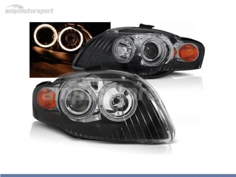 FAROS DELANTEROS OJOS DE ANGEL PARA AUDI A4 B7 2004-2008