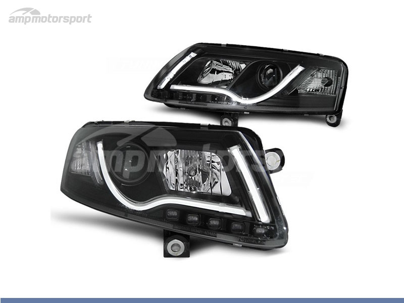 Peça - Farois Dianteiros Luz Diurna Tube Light Para Audi A6 4F 2004