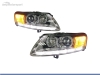 FAROIS DIANTEIROS LUZ DIURNA LED REAL DRL PARA AUDI A6 4F 2004-2008