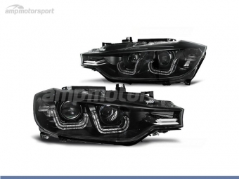 FAROS DELANTEROS OJOS DE ANGEL 3D U PARA BMW SERIE 3 F30 / F31 2011-2015