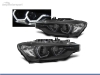 FAROS DELANTEROS OJOS DE ANGEL 3D U PARA BMW SERIE 3 F30 / F31 2011-2015