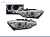 FAROIS DIANTEIROS ANGEL EYE XENON 3D U PARA BMW SERIE 3 F30 / F31 2011-2015