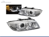 FAROS DELANTEROS OJOS DE ANGEL 3D U PARA BMW SERIE 3 E90 / E91 2005-2008