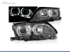 FAROS DELANTEROS OJOS DE ANGEL LED PARA BMW SERIE 3 E46 2001-2005