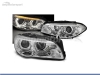 FAROIS DIANTEIROS ANGEL EYE XENON 3D U PARA BMW SERIE 5 F10 / F11 2010-2013