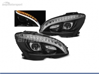 FAROIS DIANTEIROS LUZ DIURNA TUBE LIGHT PARA MERCEDES CLASE C W204 2007-2010