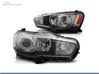 FAROS DELANTEROS PARA MITSUBISHI LANCER 8 2008--