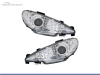 FAROIS DIANTEIROS ANGEL EYE PARA PEUGEOT 206 2002-2009