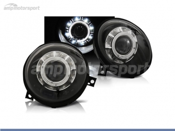 FAROIS DIANTEIROS ANGEL EYE PARA VOLKSWAGEN LUPO 1998-2005