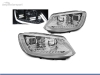 FAROIS DIANTEIROS LUZ DIURNA LED REAL DRL PARA VOLKSWAGEN TOURAN II / CADDY