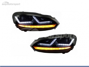 FAROIS DIANTEIROS OSRAM FULL LED PARA VOLKSWAGEN GOLF 6 2008-2012