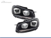 FAROS DELANTEROS LUZ DIURNA LED REAL DRL PARA VOLKSWAGEN GOLF 6 2008-2012