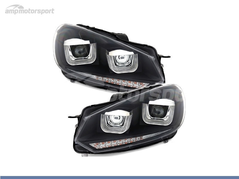 Peça - Farois Dianteiros Luz Diurna Led Real Drl Para Volkswagen Go