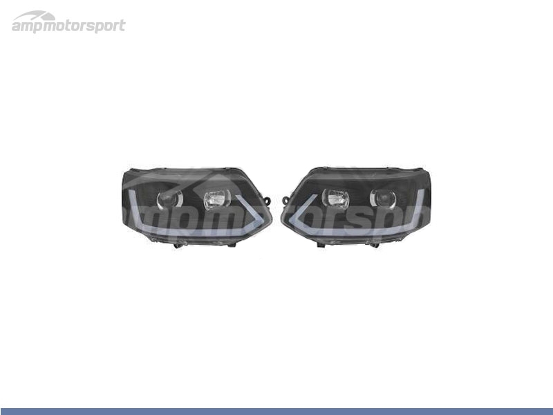 Peça - Farois Dianteiros Luz Diurna Led Real Drl Para Volkswagen Tr