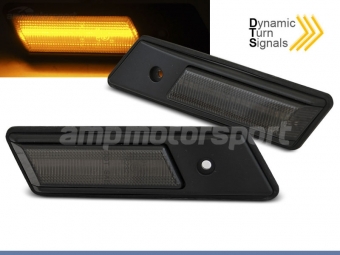 PISCAS LATERAIS LED DINÁMICOS PARA BMW E36/E34 FUMADOS