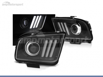 FAROIS DIANTEIROS LUZ DIURNA TUBE LIGHT PARA FORD MUSTANG