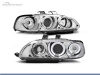 FAROS DELANTEROS OJOS DE ANGEL PARA HONDA CIVIC BERLINA