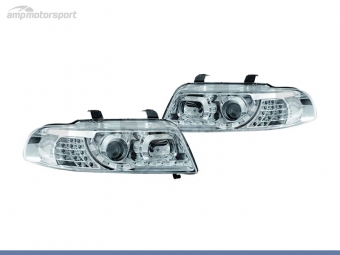 FAROIS DIANTEIROS LUZ DIURNA LED PARA AUDI A4 B5