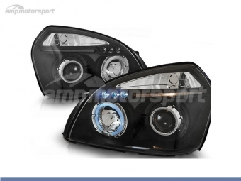 FAROS DELANTEROS OJOS DE ANGEL PARA HYUNDAI TUCSON