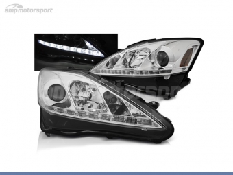 FAROS DELANTEROS LUZ DIURNA LED REAL DRL PARA LEXUS IS