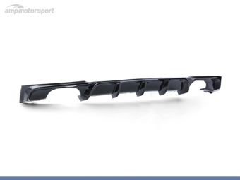 DIFUSOR TRASERO BMW SERIE 3 F30 / F31 LOOK M-PERFORMANCE DOBLE SALIDA