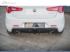 DIFUSOR TRASERO ALFA ROMEO GIULIETTA 2010-2020 NEGRO MATE