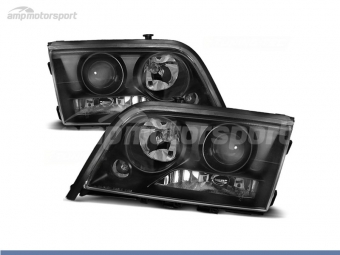 FAROS DELANTEROS LUPA PARA MERCEDES CLASE C W202